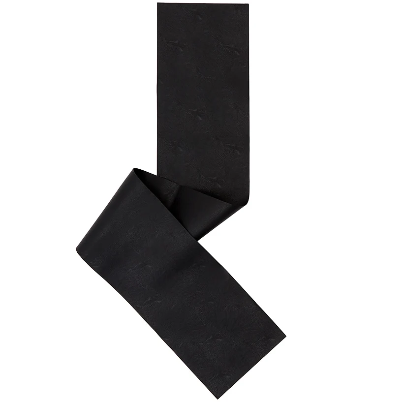 Faux Leather Runner, Black, Gold, or Silver - Image 3