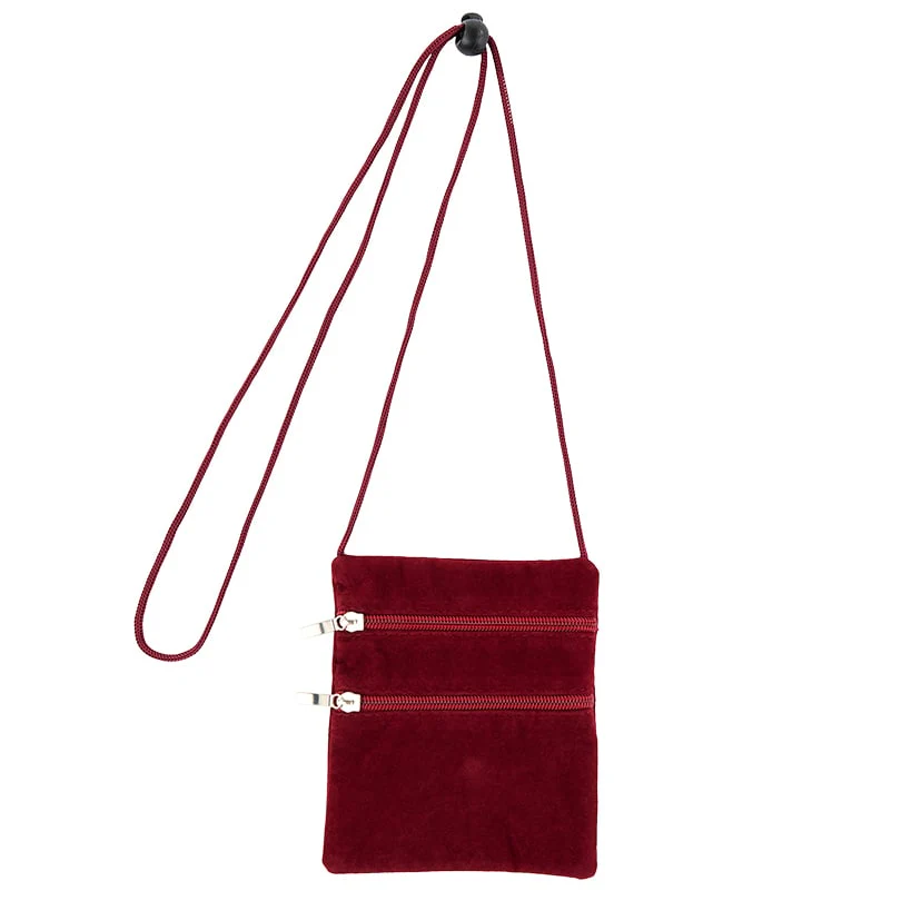 Faux Suede Crossbody Bag - Image 2