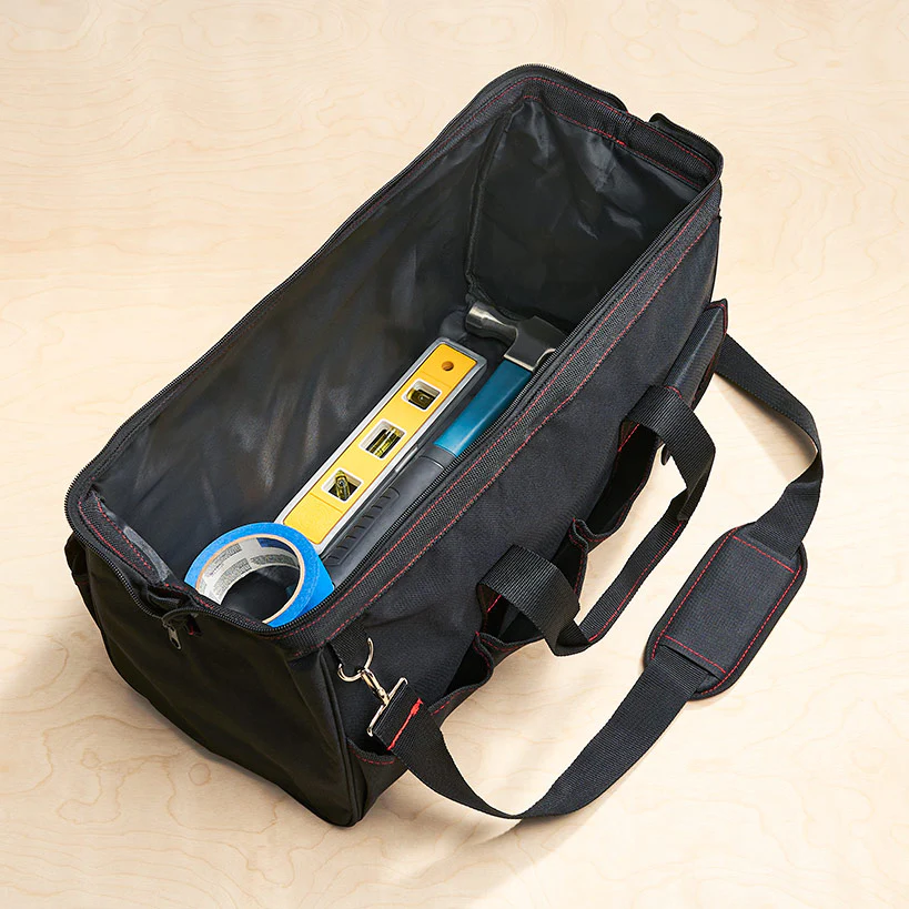 Fix-It 18" Tool Bag made With Carry Handle 6 pockets And Rubber Feet - Image 3