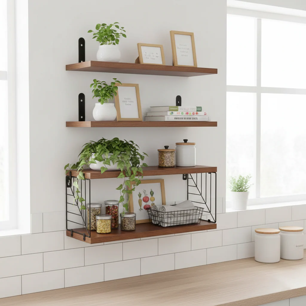Floating Wall Shelves Set of 3 - Image 2