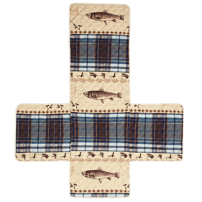 Fly Fishing Quilted Furniture Cover Chair, Loveseat, or Sofa - Image 2