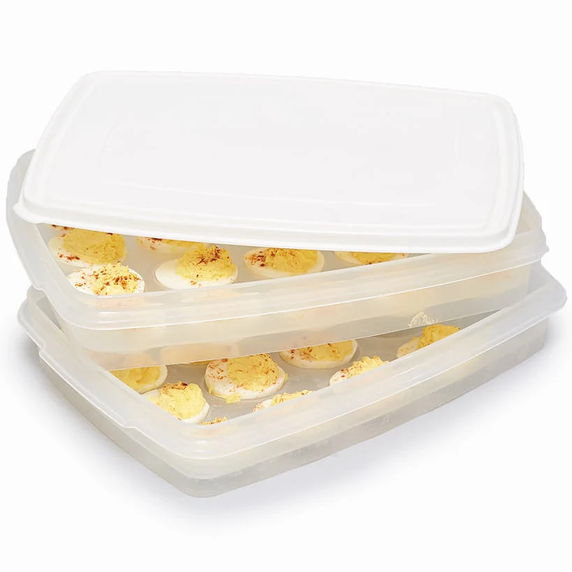 Food Storage Container for Deviled Eggs - 2-Tiers - Image 2