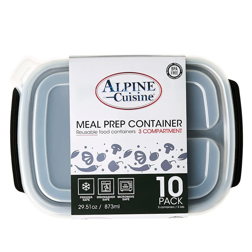 Food Storage Containers for Meal Prep - 10-Pc. - Image 3