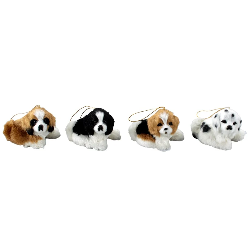 Furry Friends Dog Ornaments Set of 4 - Image 2