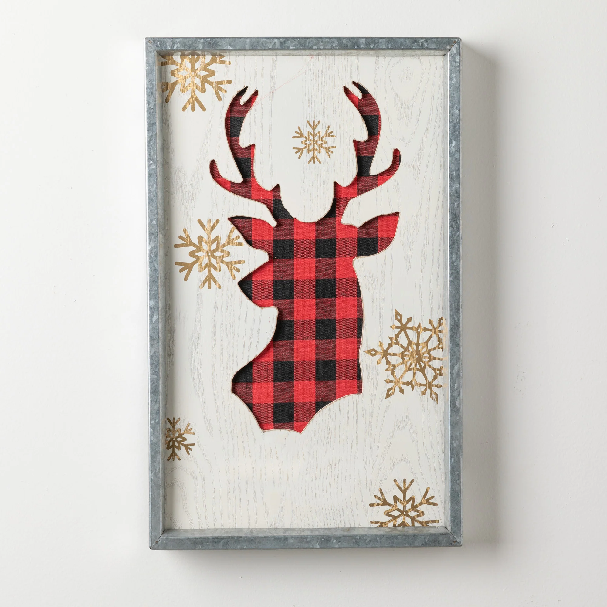 Galvanized Deer Wall Decor - Image 3