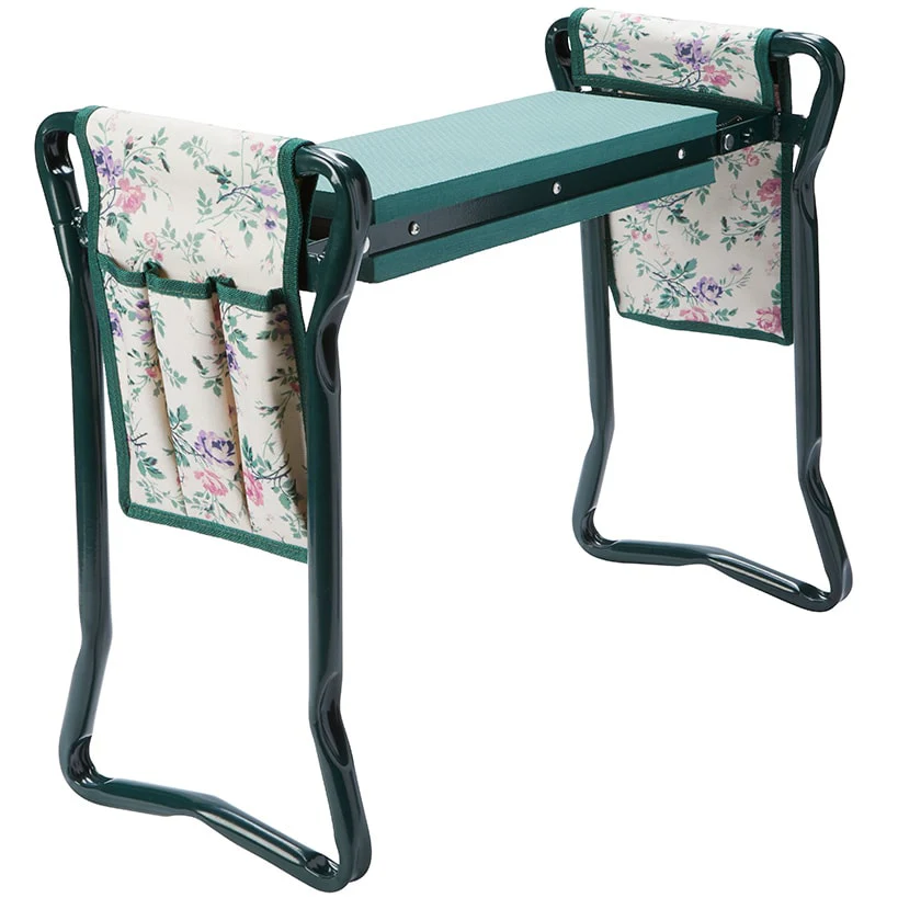 Garden Planting Bench 2 In 1 With Knee Saver And Tool Organizer - Image 11