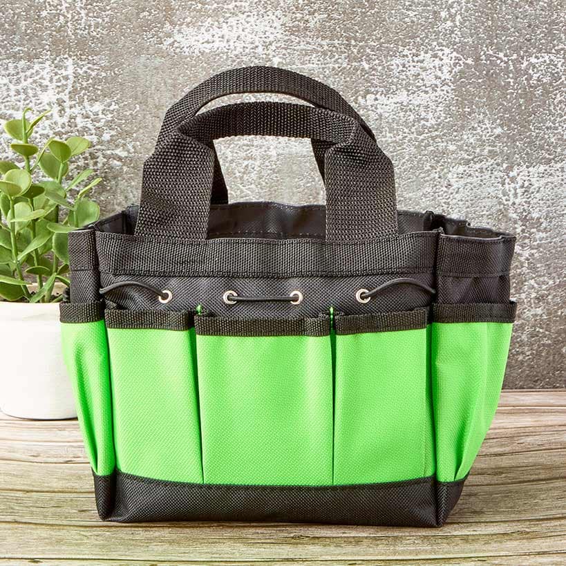 Garden Tool Caddy Bag In Green, Red Or White/Navy - Image 3