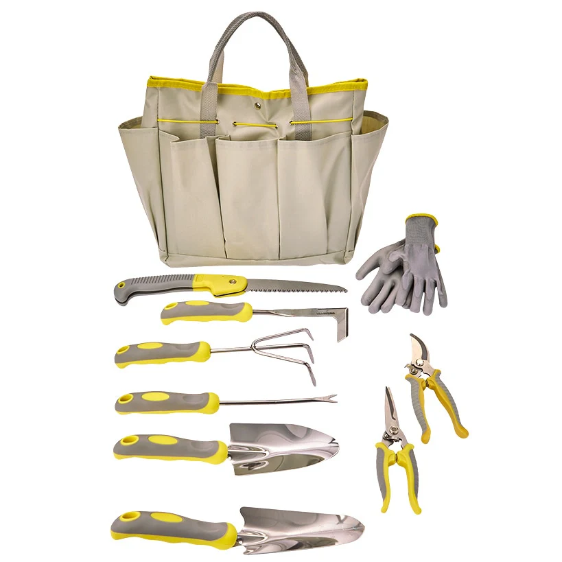 Garden Tool Set With Caddy - 10 Piece Set - Image 4