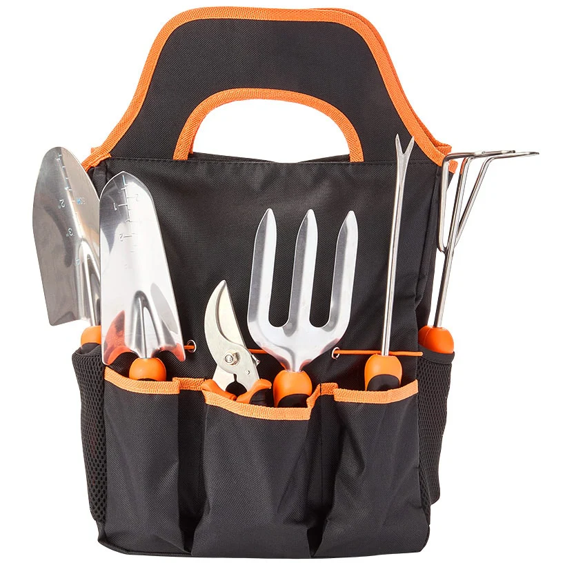 Garden Tool Set With Caddy - 7 Piece Set - Image 3