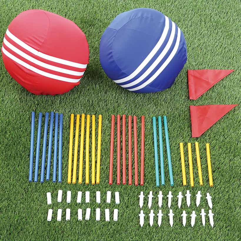 Giant Kick Croquet Game 11 Pc. Outdoor Play - Image 2