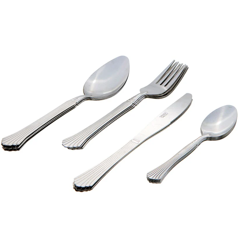 Gibson Everyday Stainless Steel Silver Flatware Set - 16-Pc. - Image 5