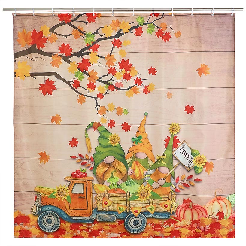 Gnome Autumn Truck Bathroom Set 16-Pc. - Image 2