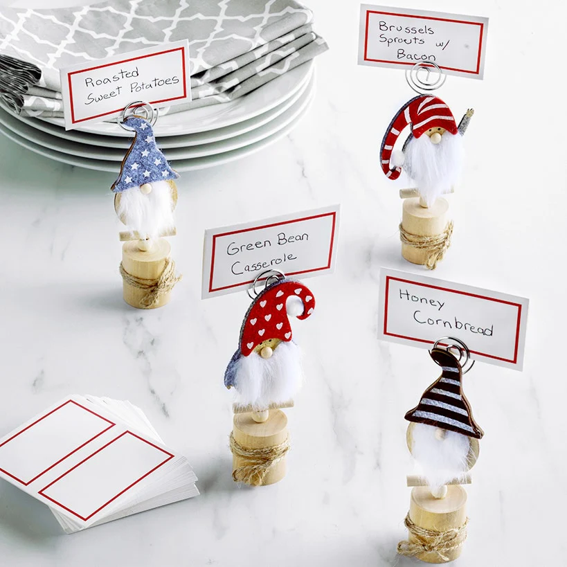 Gnome Place Cards or Place Card Holders