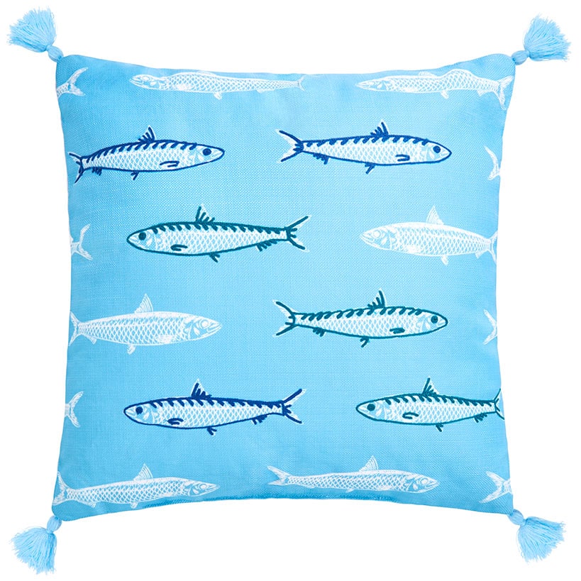 Gone to the Lake Embroidered Decorative Pillow - Image 5