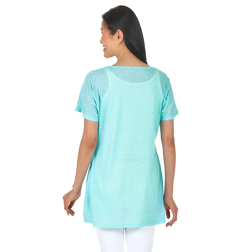 Graphic Print Tunic Top - Image 5