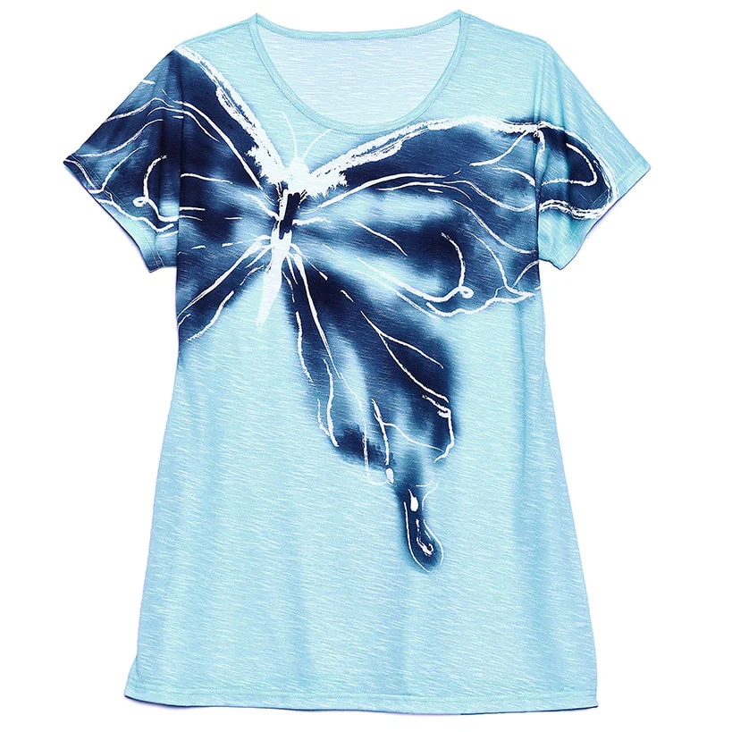 Graphic Print Tunic Top - Image 6