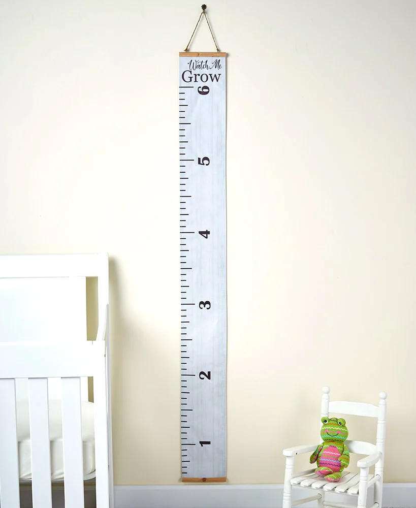 Growth Chart Hanging Wall Ruler Decor with Sentiment - Image 2