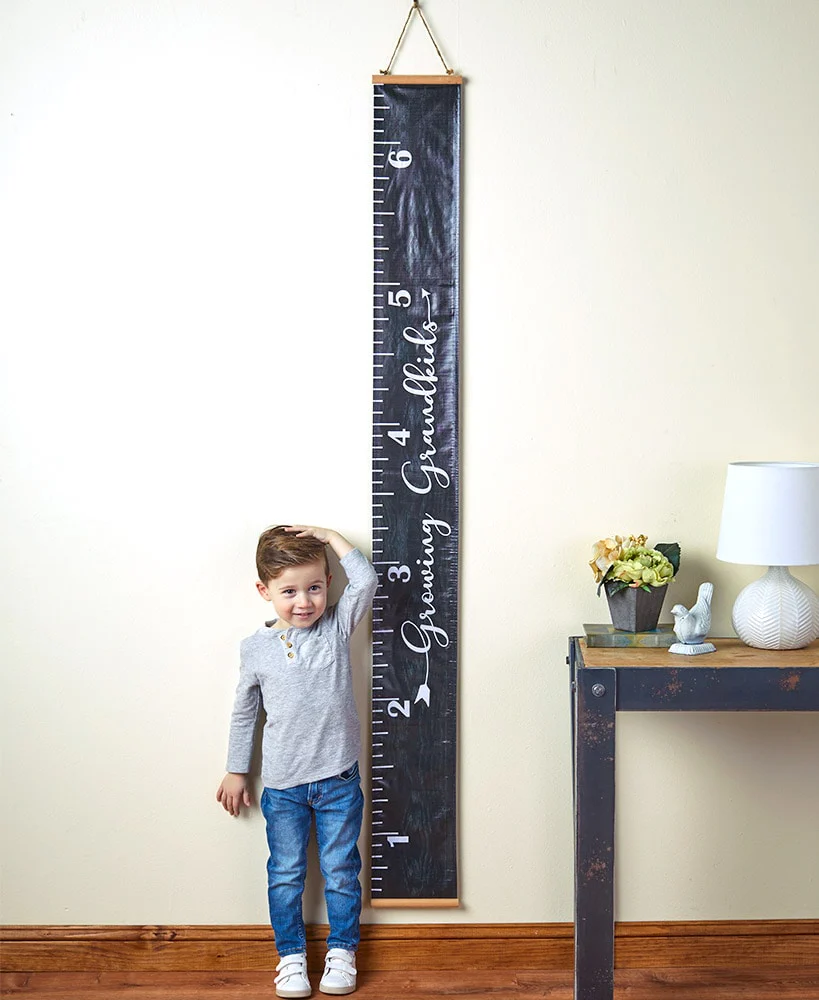 Growth Chart Hanging Wall Ruler Decor with Sentiment - Image 4