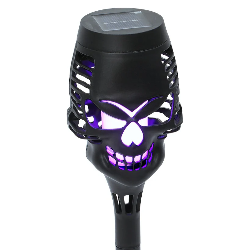 Halloween Skull Stake Solar - Image 2
