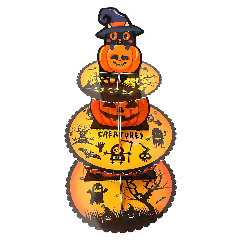 Halloween Spooktacular Dessert or Cupcake Display Stand 3-Tier - Image 3