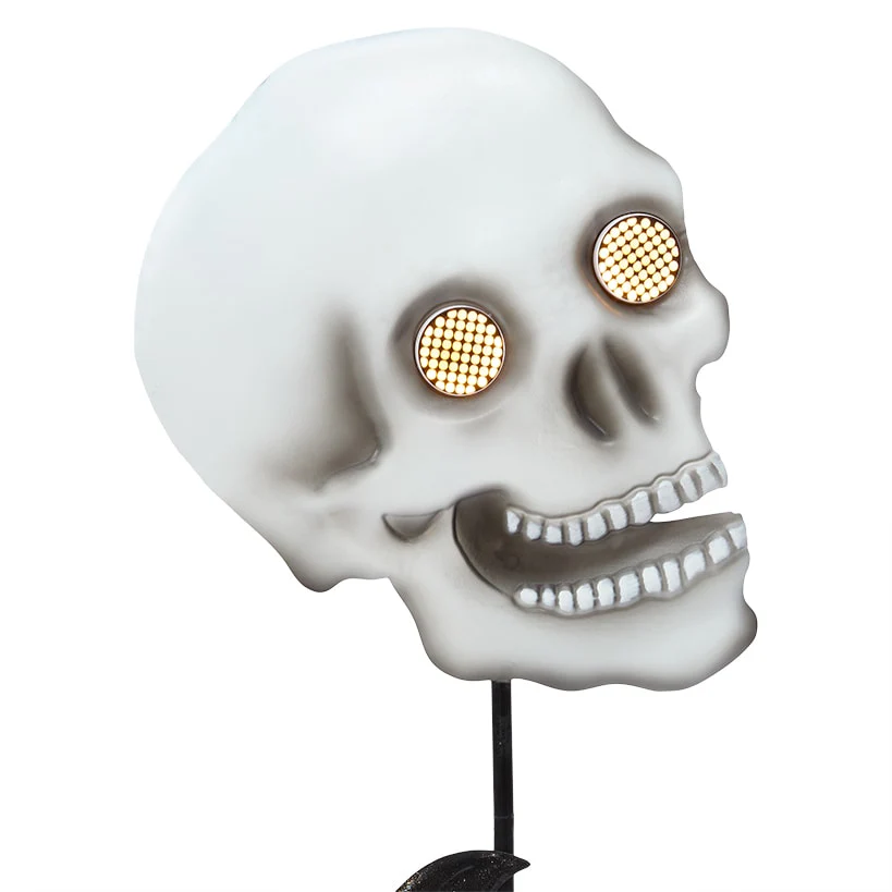 Halloween Stake Animated Jack-O'-Lantern or Skull - Image 2
