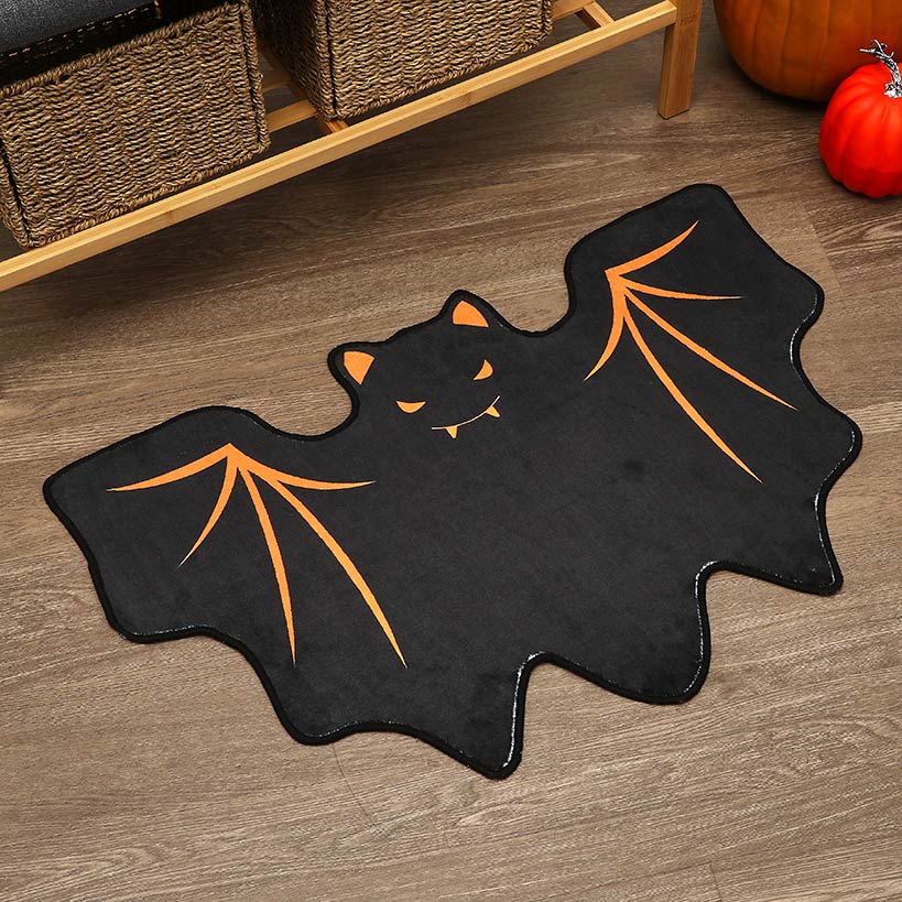 Halloween Themed Novelty Shaped Accent Kitchen Rug with Non-Skid Backing - Image 2