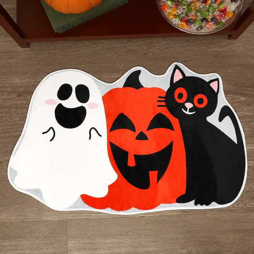 Halloween Themed Novelty Shaped Accent Kitchen Rug with Non-Skid Backing - Image 4