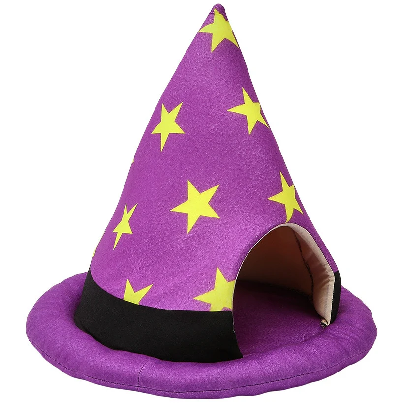 Halloween Witch Hat Cat Bed - Image 2