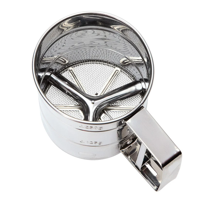 Hand Held Sifter for Baking Stainless Steel - Image 2