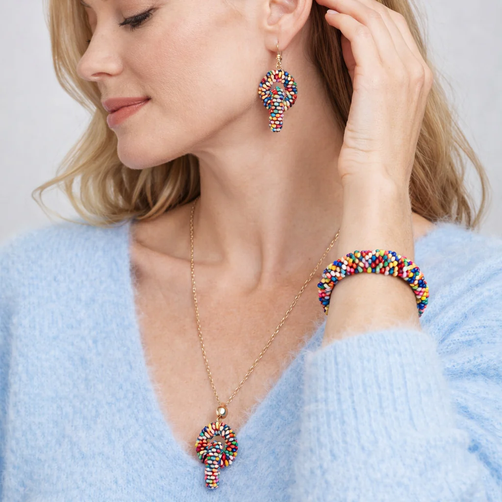 Handmade Sprinkle Beaded Jewelry - Image 2