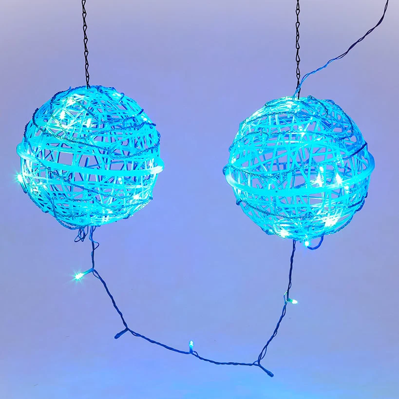 Hanging Lanterns Set of 2 - Image 2