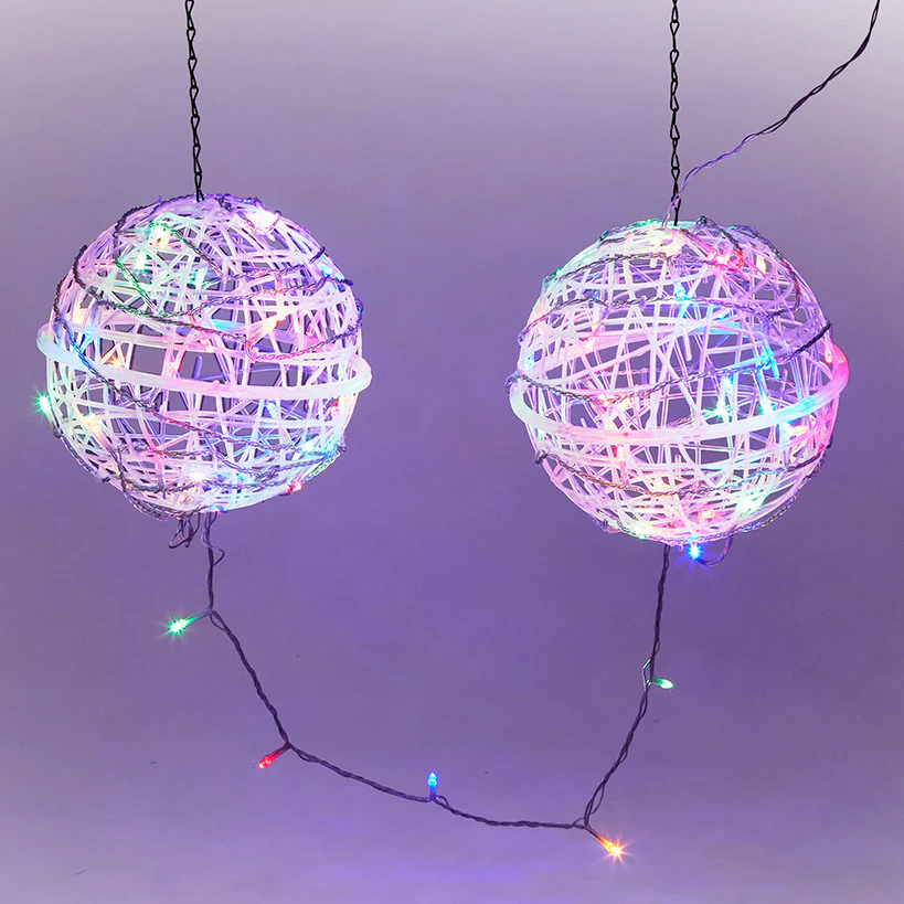 Hanging Lanterns Set of 2 - Image 4