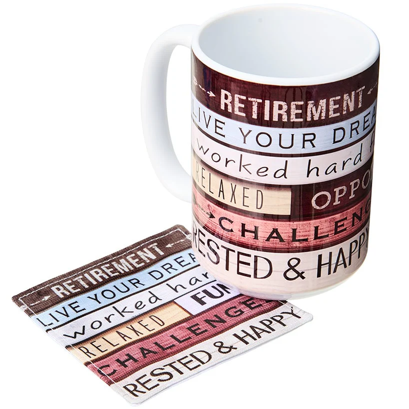Happy Retirement Gifts - Mug Set or Frame - Image 2
