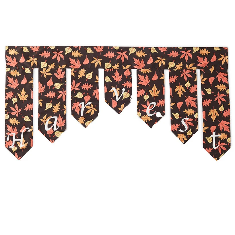 Harvest-Themed Mantel Scarf - Image 2