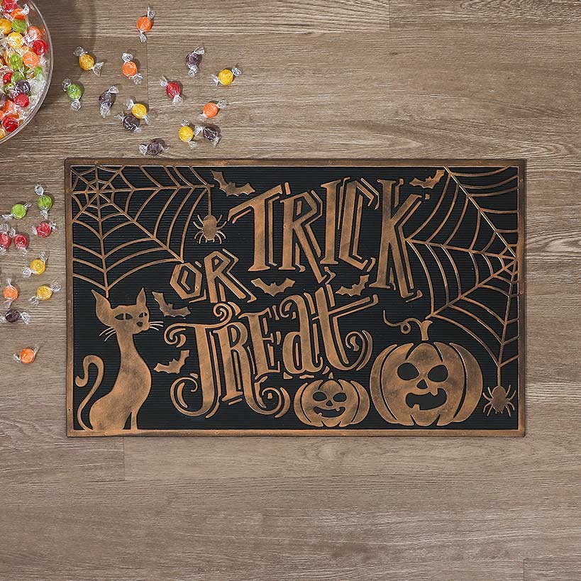 Haunted Halloween Rubber Doormat - Image 3