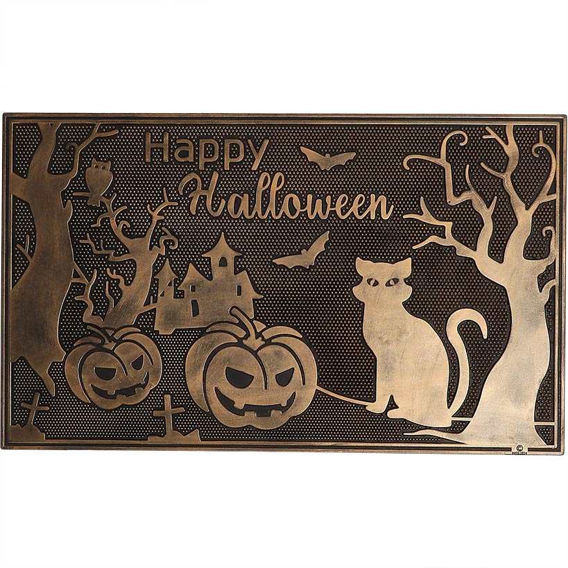 Haunted Halloween Rubber Doormat - Image 4