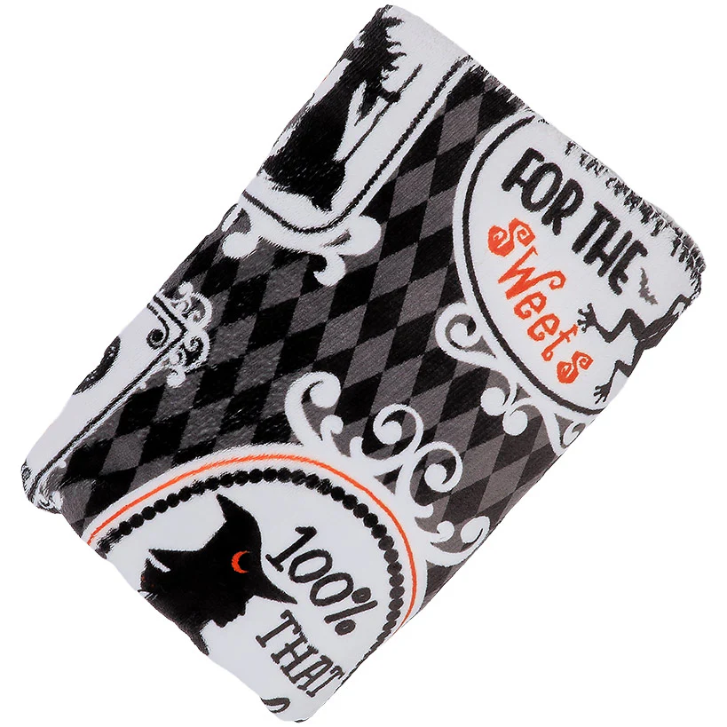 Haunted Walls Reversible Heavyweight Cozy Polyester Flannel Throw Blanket - Image 3