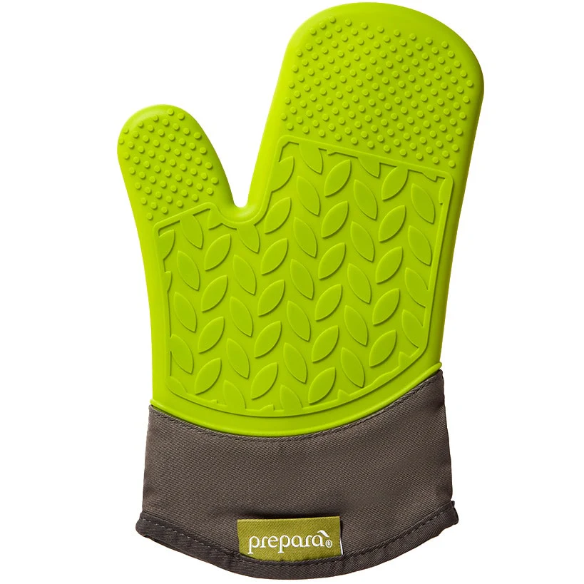 Heat-Resistant Silicone Oven Mitt with Extended Cuff - Image 2