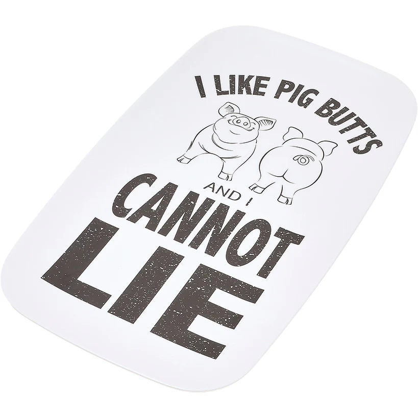Hilarious Pig Butts Serving Platter with Pig Icon - Image 3