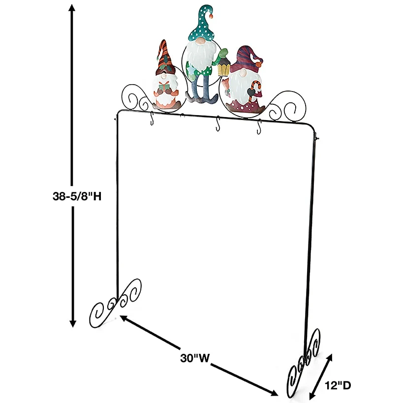 Holiday Gnome Standing Stocking Holder - Image 2