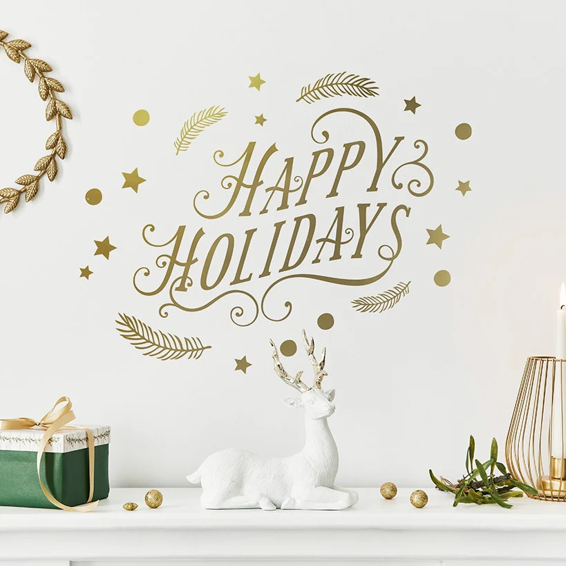 Holiday Sentiment Decal Wall Art - Image 3