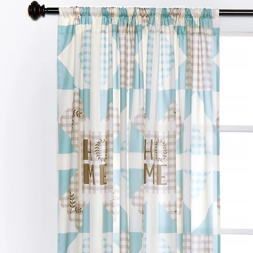 Home Pattern Check Window Panel 50" x 63" or 50" x 84" - Image 2