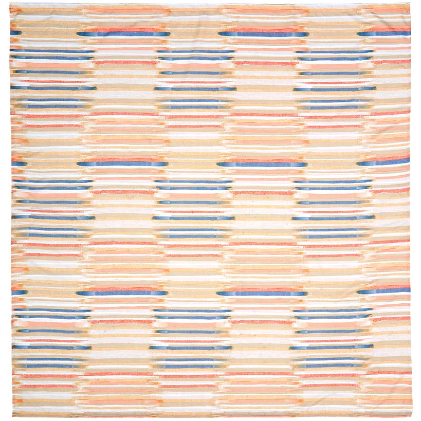 Homewear Brushstroke Shower Curtain with 12 Hooks - Image 2