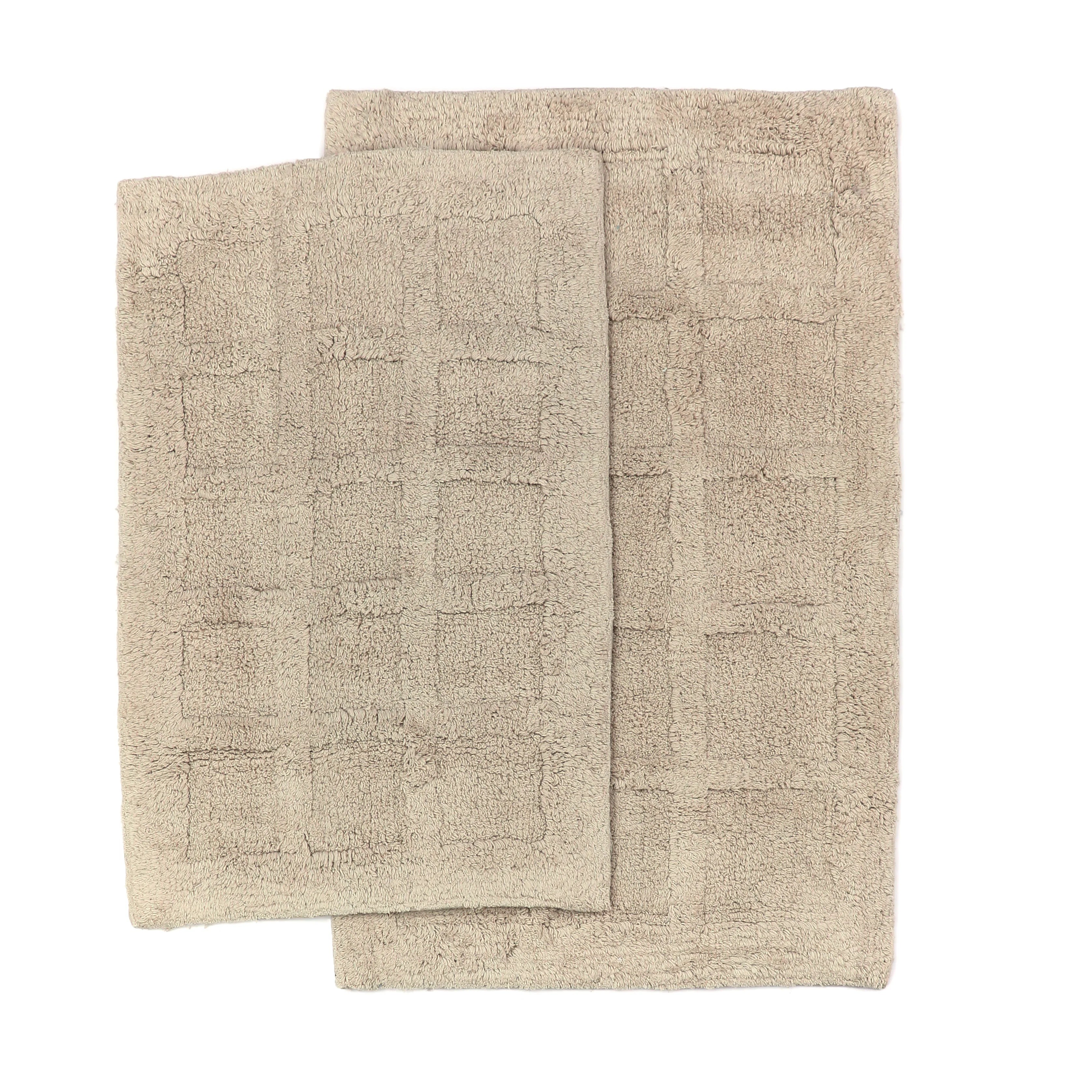 Homewear Sanibel Windowpane Bath Rug Set, 2-Pc. - Image 3