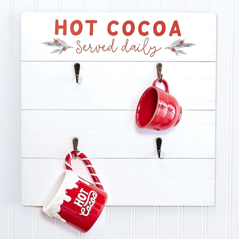 Hot Cocoa Bar Wall Sign