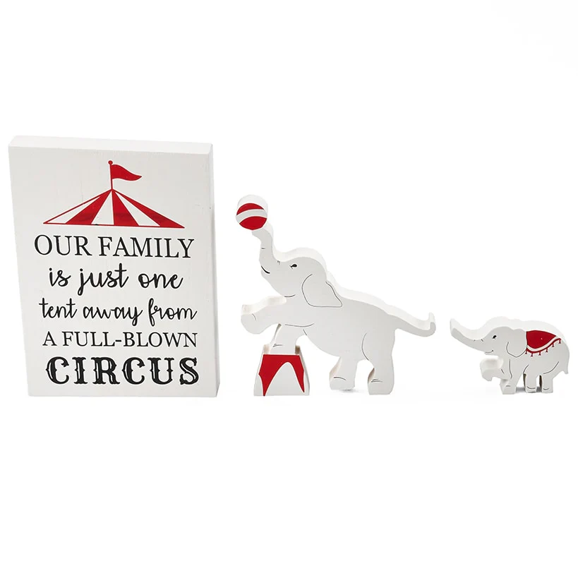 Humorous Family Circus 3-Pc. Decor Set - Image 2