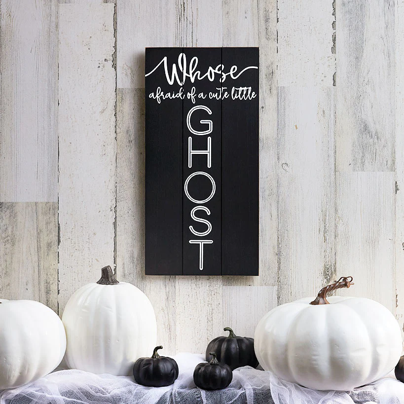 Humorous Halloween Ghost Sign