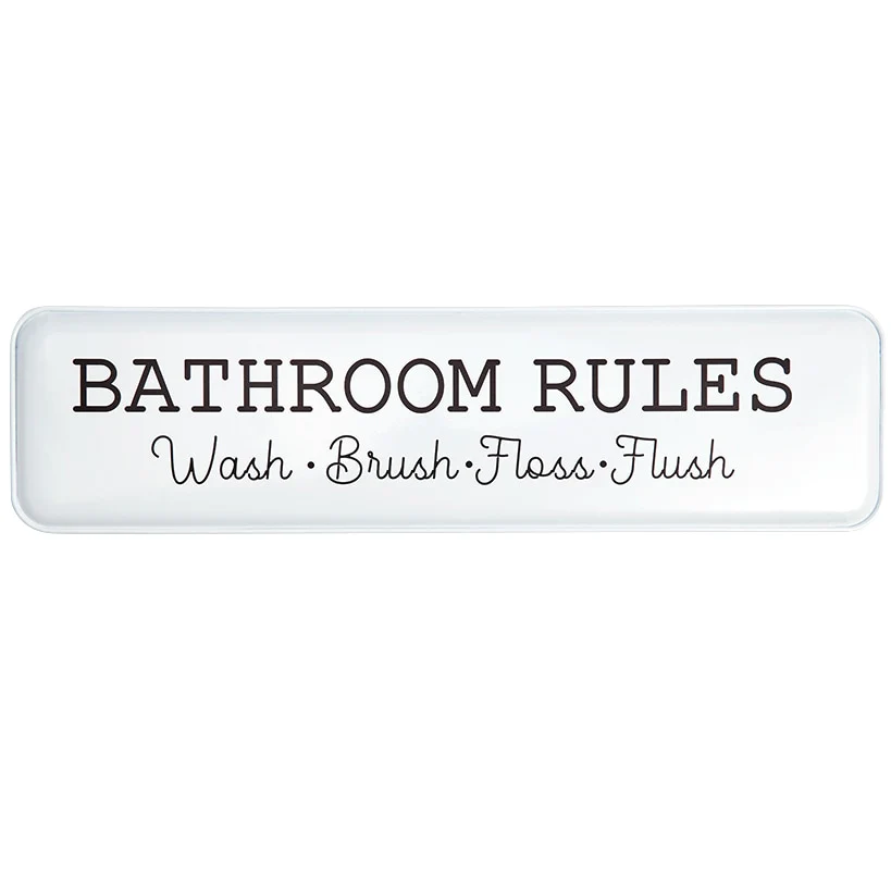Humorous Household Metal Signs - Bathroom, Laundry, or Mudroom - Image 5