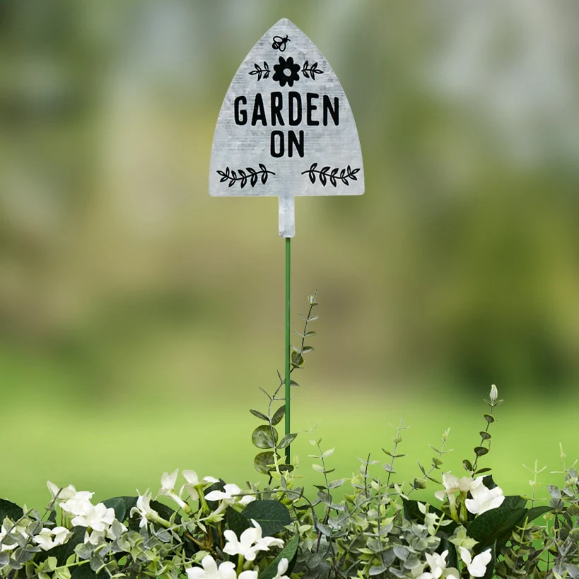 Humorous Shovel Garden Stakes - Set of 3 - Image 6