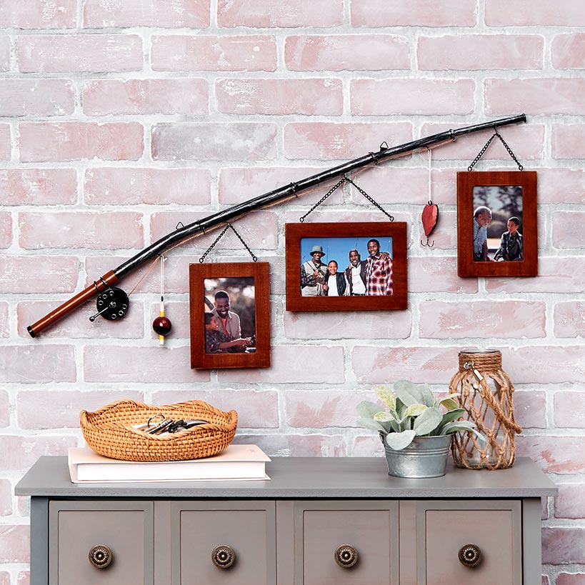 Hunting or Fishing Themed Decor with Hanging Frames - Image 3